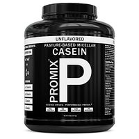 100% Casein Protein Powder I PROMIX Unflavored Micellar I USA Pastures I ONLY 1 Ingredient I Stimulate Muscle Growth & Recovery Slow Release Amino I Preservative Free Keto Bulk 5LB- No Soy, Gluten