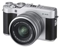 Fujifilm X-A5 Mirrorless Digital Camera w/XC15-45mmF3.5-5.6 OIS PZ Lens - Silver (Certified Refurbished)