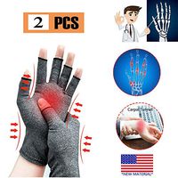 Arthritis Gloves,New Material, Compression for Arthritis Pain Relief Rheumatoid Osteoarthritis and Carpal Tunnel, Premium Compression & Fingerless Gloves for Computer Typing and Daily Work