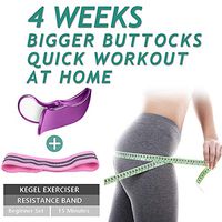 Suxman Kegel Exerciser, Pelvis Floor Muscle Medial Exerciser Hip Muscle & Inner Thigh Exercise Training Device Women Men (Purple)