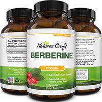 Berberine 1200mg Weight Loss Supplement - Berberine HCL Active PK Metabolism Booster for Heart Health - Antioxidant Supplement and Immune System Booster for Liver Support Sugar Balance and Mood Boost