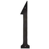 Montague Metal Products Standard Font Individual House Number, 1, 4-Inch