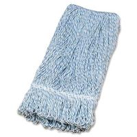Genuine Joe GJO48258 Rayon Mop Head, Blue/White