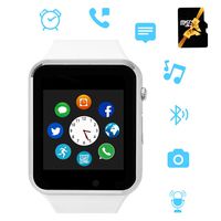 Smart Watch,Bluetooth Smartwatch with Camera Music Player Can Make Phone Call Phone Watch Compatible with Android for Men Womem