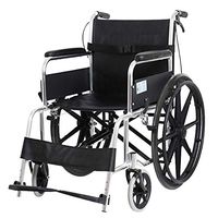 GEQWE Lightweight Wheelchair Lightweight Steel Transport Wheelchair Aluminum Alloy Wheelchair Disabled Elderly Manual Wheelchair Folding Wheelchair (Color : Multi-Colored, Size : ONE Size)