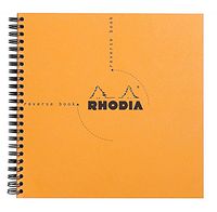 Rhodia Reverse Orange Wirebound - Graph Notebook - R193608