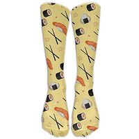 HFXFM's Shrimp Sushi Chopsticks Casual Athletic Socks Novelty Calf High Running Long Sock Unisex