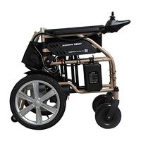 Lightweight Foldable Aluminium Power Electric Wheelchair,The Battery Provides A Wide Range of Options for Electric Wheelchairs