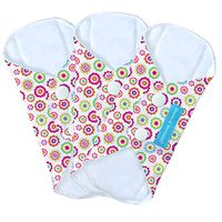 Charlie Banana 3 Feminine Pads Liner Wonderland, 0.2 Pound