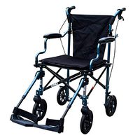 JFGUOYA Rollator Wheelchair - Transport Walker Chair - Foldable Seat, Lightweight Elderly Adult Bariatric Mobility Aid - Medical Handicap Accessories Include Footrest, Cushion