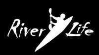 CCI River Life Kayak Decal Vinyl Sticker|Cars Trucks Vans Walls Laptop| White |7.5 x 3.75 in|CCI1233