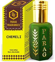 Parag Fragrances Chemeli Attar 1 Tola / 12ml (Crystal Series) (Limited Time Launching Offer Pack) Natural Distiled Attar/Alcohol Free Attar/Long Lasting Attar