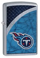 Zippo NFL Tennessee Titans Street Chrome Pocket Lighter