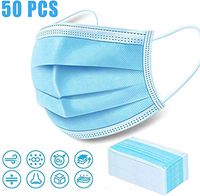 50 PCS Filter 3-Layer Personal Protection dust-Proof Anti Spittle for Earloop (Pack of 50)