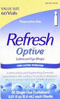 Allergan Optive Sensitive Preservative-Free Lubricant Eye Drops, 60 Count
