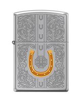 Zippo Lighter - Dazzling Horseshoe High Polish Chrome