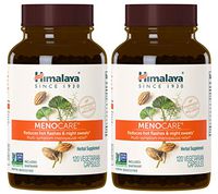 Himalaya MenoCare with Shatavari for Hot Flashes, Night Sweats & Multi-Symptom Menopausal Relief 800 mg, 120 Capsules, 2 Month Supply (2 PACK)