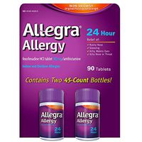 Allegra 24 Hour Allergy Relief 180mg - 90ct (2 Pack)