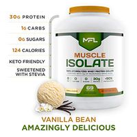 MUSCLE FOOD LABS Muscle Isolate, 5 pounds (Vanilla Bean)