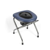 WANGJINLI Commode Chair 22 Tube Carbon Steel Pipe Pp Thick Plastic Plate Easy to Fold Elderly Pregnant Women Use Move The Toilet