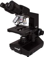 Levenhuk 850B Biological Binocular Microscope with Plan Achromatic Objectives, Moving Stage, Filters (Blue, Yellow, Green) and Wide Field Eyepieces