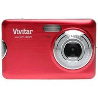 Vivitar Vivicam X029 10.1 Megapixel Digital Camera with 4x Digital Zoom and 2.4" Viewing Screen - Strawberry finish