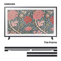 Samsung 65" Frame TV with Customizable Black Bezel
