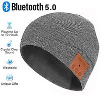 Bluetooth Beanie Hat Headphone Winter Knit Cap with Stereo Speaker Mic for Outdoor Sports
