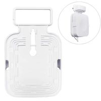 Holder for Samsung SmartThings Hub V2, Outlet Wall Mount Stand for Samsung SmartThings Smart Home Hub V2, White