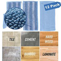 RUILLSEN Microfiber Mop Pads Washable, Toilet Supplies Flat Spray Cleaning Mop Pads Refills 12 Pack for Precision Detailer, Floor push mop for kitchen, bathroom Essential Health Gift