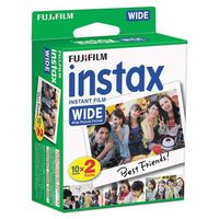 Fujifilm Instax Wide Film Twin Pack, 800 ASA, 20-Exposure Roll (FUJ16468498)