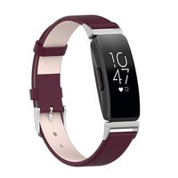 UMei Compatible with Fitbit Inspire/Inspire HR Watch Band Soft Leather Sport Replacement Strap for Men and Women
