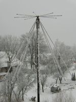 Harvest 25-1300 mhz Scanner/Ham/General Coverage Discone Antenna - N Connector