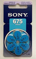 Sony 675/PR44 Zink Air Hearing Aid Battery 1.4v