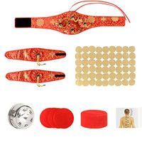 OUYANGHENGZHI Chinese Traditional Personal Care Kits Home Moxibustion Tool Hot Compress Bag (抽绳4钢灸盒+2单联+1板艾柱)