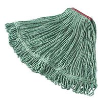Rubbermaid Commercial Products FGD21306GR00 Super Stitch Blend Mop, Large, 1" Green Headband (Pack of 6)