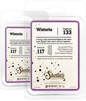 Shortie's Candle Company Pure Wisteria Wax Melts Multi Pack - Formula 117-2 Highly Scented Bars - Made with Essential & Natural Oils - Flower & Floral Air Freshener Cubes Collection