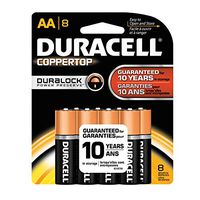 DURA 8PK AA Alk Battery