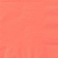 Coral Paper Napkins, 20ct - 99232