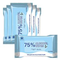 Alcohol Wipes, Wet Wipes, 75% Alcohol Detergent Wipes Travel for Multifunctional Cleaning(60 Pcs)