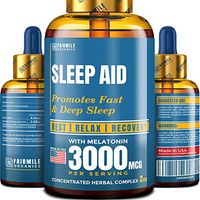 Melatonin Drops - Sleep Aid for Adults - Extra Strength Sleep Supplement - Made in USA - Genius Sleep Aid Melatonin Drops - Faster Absorption Than Sleeping Pills - 2 OZ