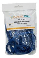PlasticMill 23" Jumbo Rubber Band: 23 Inch, Blue, UV Rated 5 Pack.