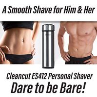 Cleancut - ES412 - Intimate and Sensitive Area Shaver - Designed for both Men and Women