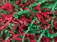 Christmas Mix Crinkle Cut™ Shred 8 oz Bag ~ Spring-fillÂ Shred (Ten 8 oz. Packs) - WRAPS-ZF08CA