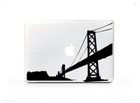 San Francisco Cliffs Golden Gate Bridge Sticker Decal For MacBook Pro 13" 15" 17" Universal Sticker. 6 Year Guarantee