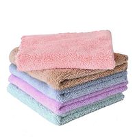 Weyoo Microfiber Cleaning Cloth, Pack of 10, Size: 12" x 12", Random Color, Lint Free, Streak Free
