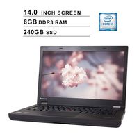 2019 Premium Lenovo Thinkpad T440 14 Inch Business Laptop (Intel Dual Core i5-4300U up to 2.9GHz, 8GB DDR3 RAM, 240GB SSD, Intel HD 4400, WiFi, HDMI, Windows 10 Pro) (Renewed)