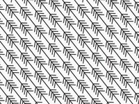 10ct Black"Kinetic Arrow" on White Tissue Paper for Gift Wrapping 20"x30" Sheets nfLG -968