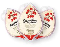 Sugarplum Cranberry All Natural Soy Wax Melts 3 Pack - 3 Highly Scented 3 Oz. Bars - Made with Responsibly Sourced Soy and Essential Fragrance Oils - Phthalate & Paraffin Free, Vegan, Non-Toxic