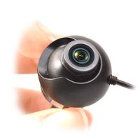 EWAY Auto Mini Universal 360 Degree Backup Rear Front Side View Camera Rotatable Mirror Flush-Mount Metal Body Reverse Waterproof Car Safety Parking Reversing Motorcycle Helmet Cameras Hole Drilling